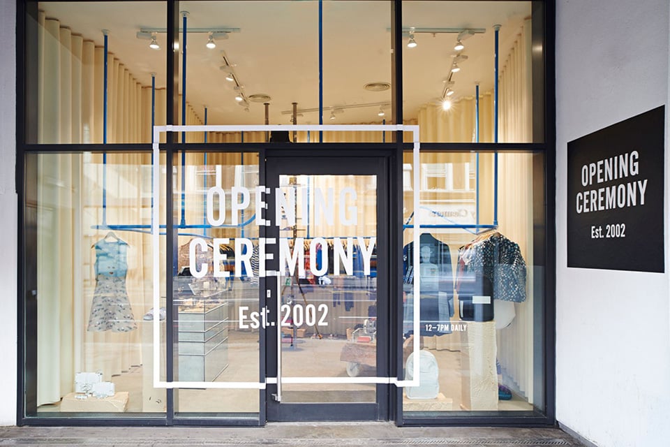 opening ceremony store shop