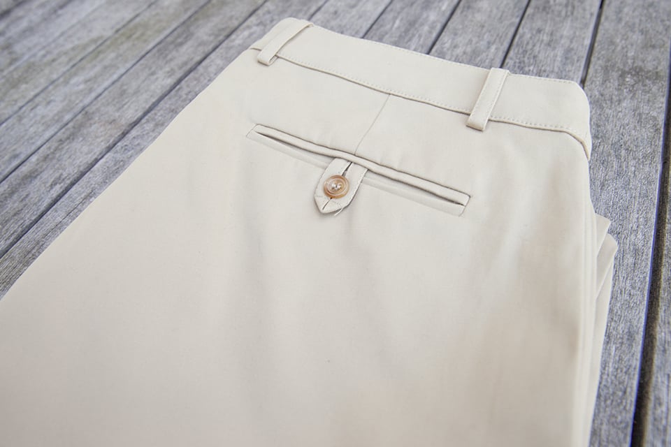 Chino Gatsby Close Poche Arriere
