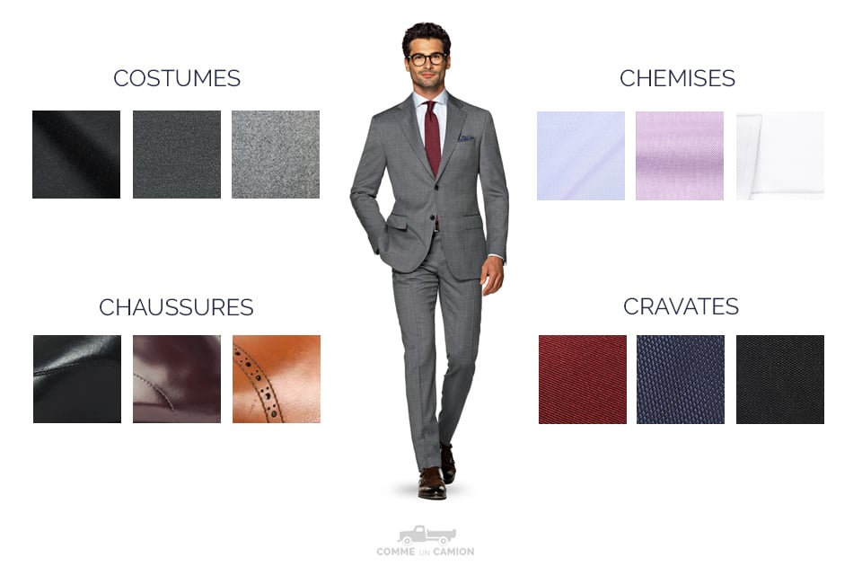 Infographie Costume Gris