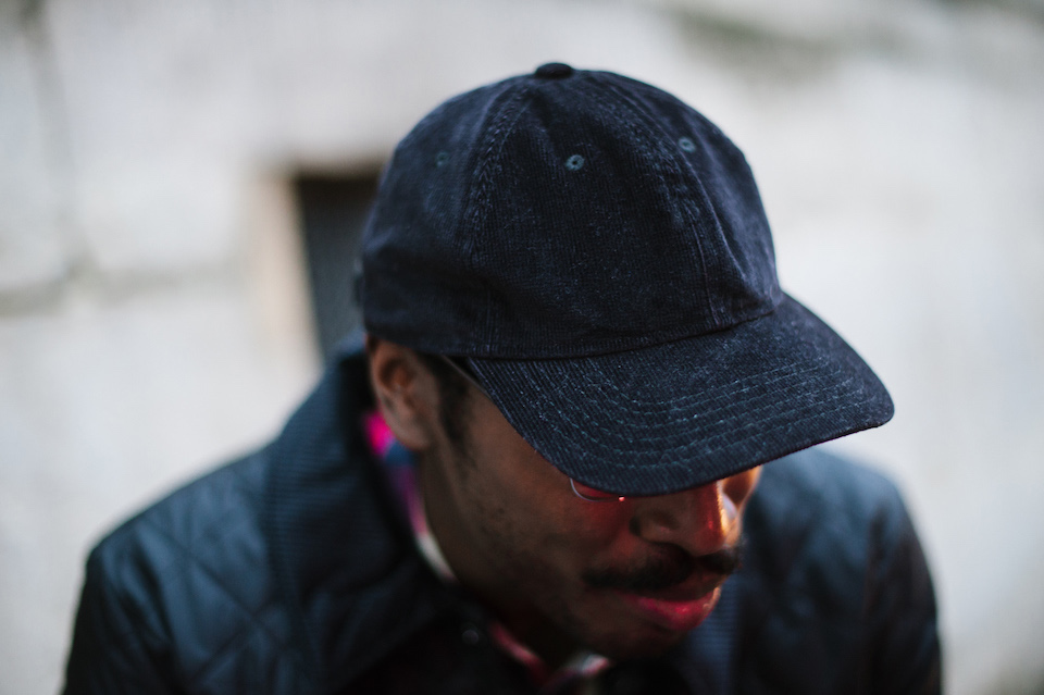 Casquette velours noir