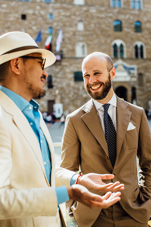 Tan Suit