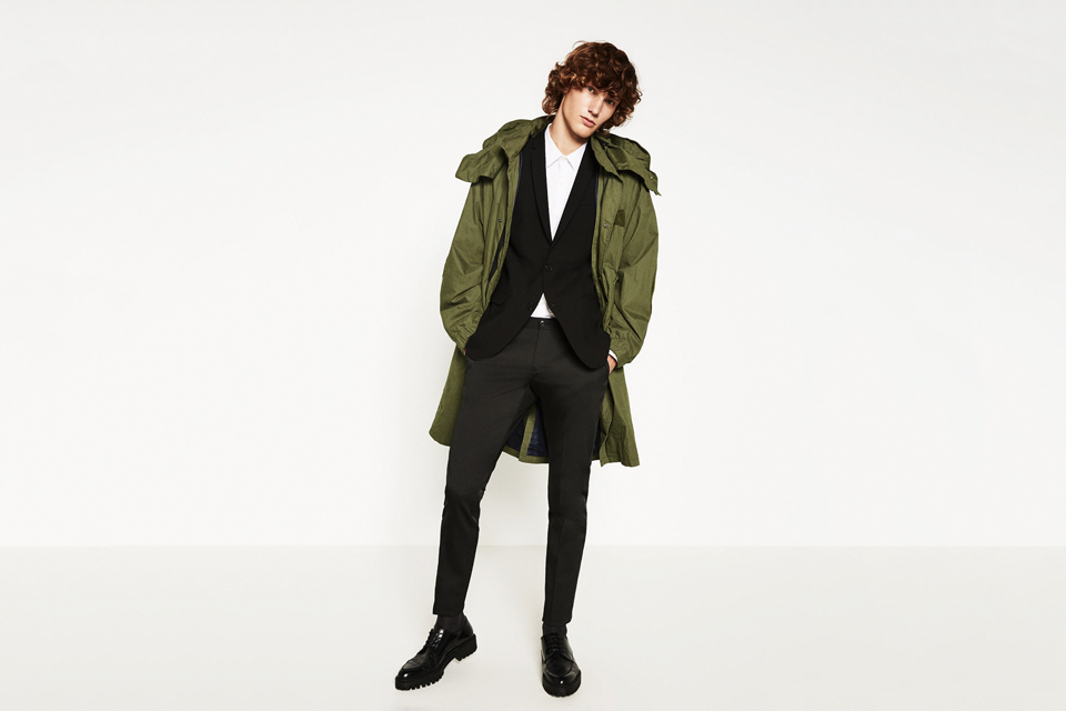 parka homme costume