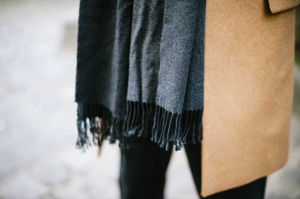 Manteau mode homme AMI Echarpe Dior