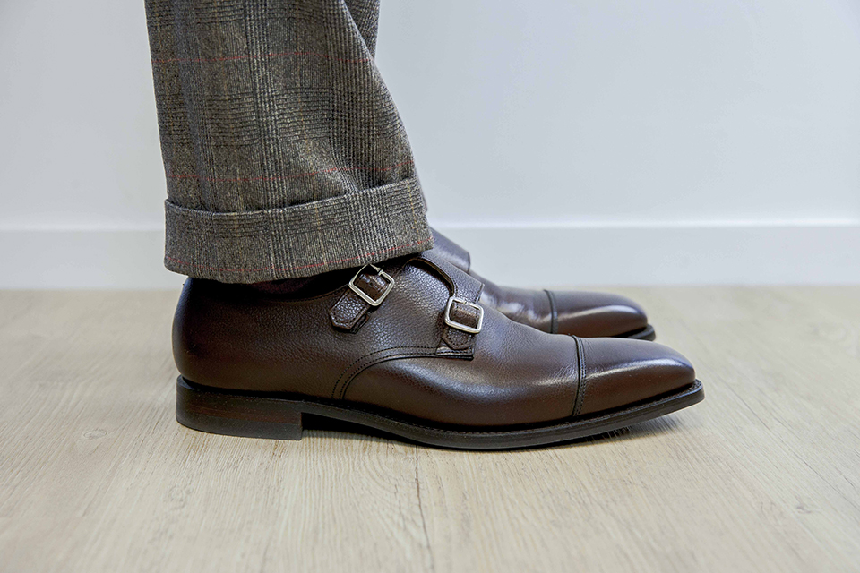 Double boucle Crockett & Jones Look Tweed