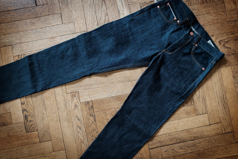 jeans selvedge made in france champs de manoeuvres
