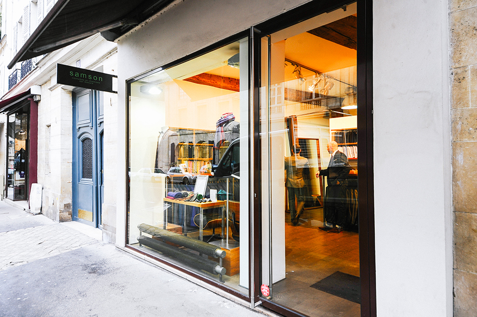 Manteau Samson Boutique Vitrine 