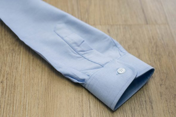 Benklark Chemise Oxford Bleue Manche