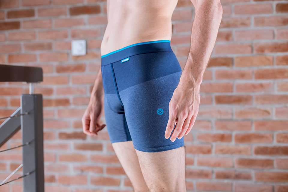 Stance Boxer Bleu Porte Profil