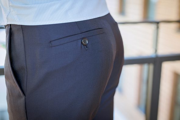 Drapeau Noir Pantalon Porte Poche Fesses