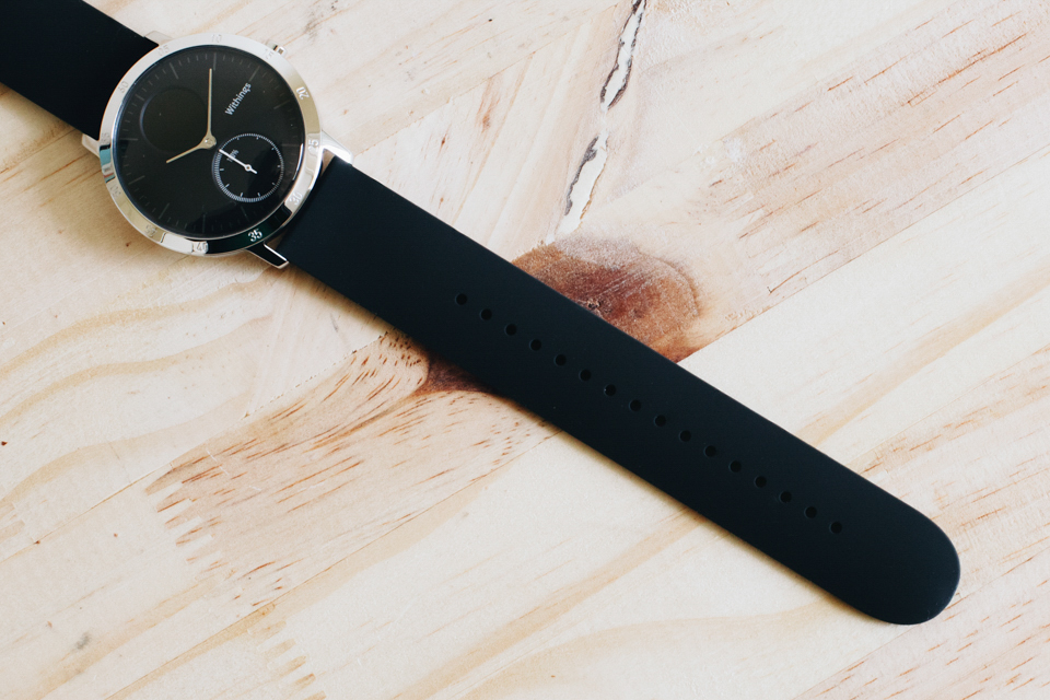 bracelet caoutchouc montre withings