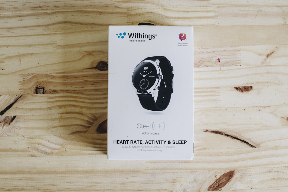 montre withings boite