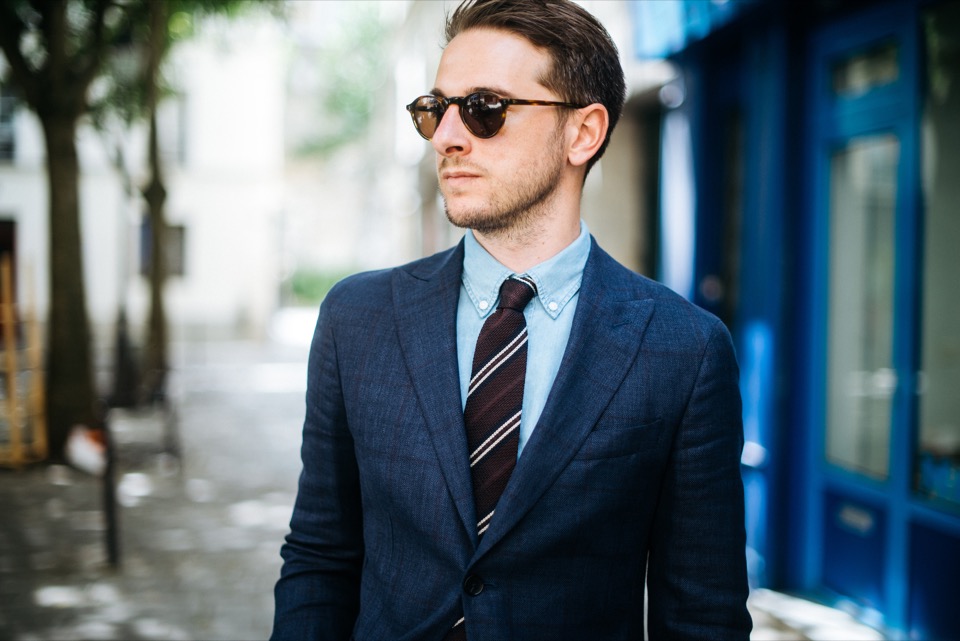 Sprezzatura portrait marais julien lacheray veste bleue