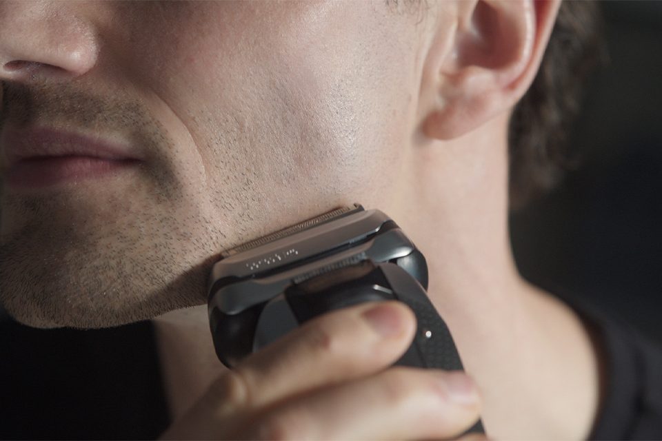 rasoir électrique pour homme à grilles