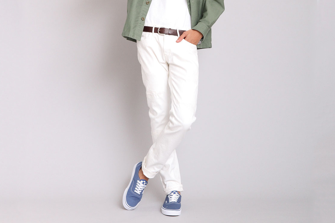 jeans blanc tendance dandy deluxe jp