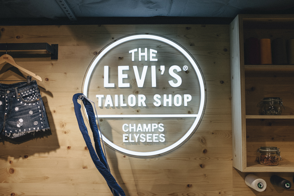 levis tailor shop champs elyessees