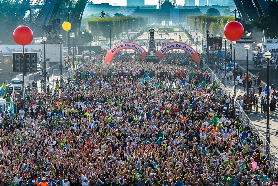 20 km de Paris Départ