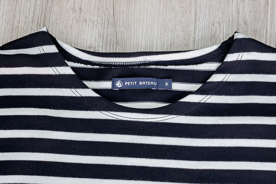 Mariniere Petit Bateau Col