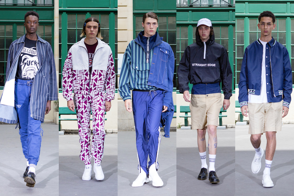 fashion week paris homme ss18 andrea crews