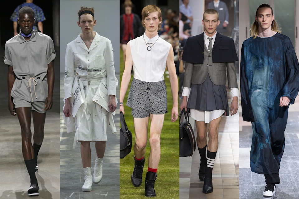 fashion week paris homme ss18 tendance androgynes