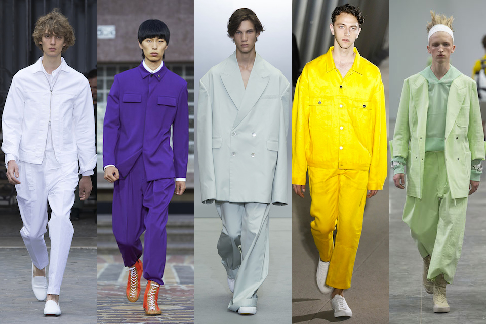 fashion week paris homme ss18 tendance monochrome