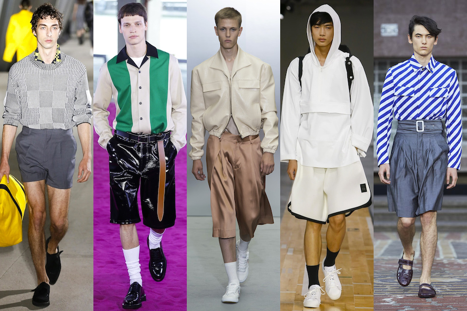 fashion week paris homme ss18 tendance short