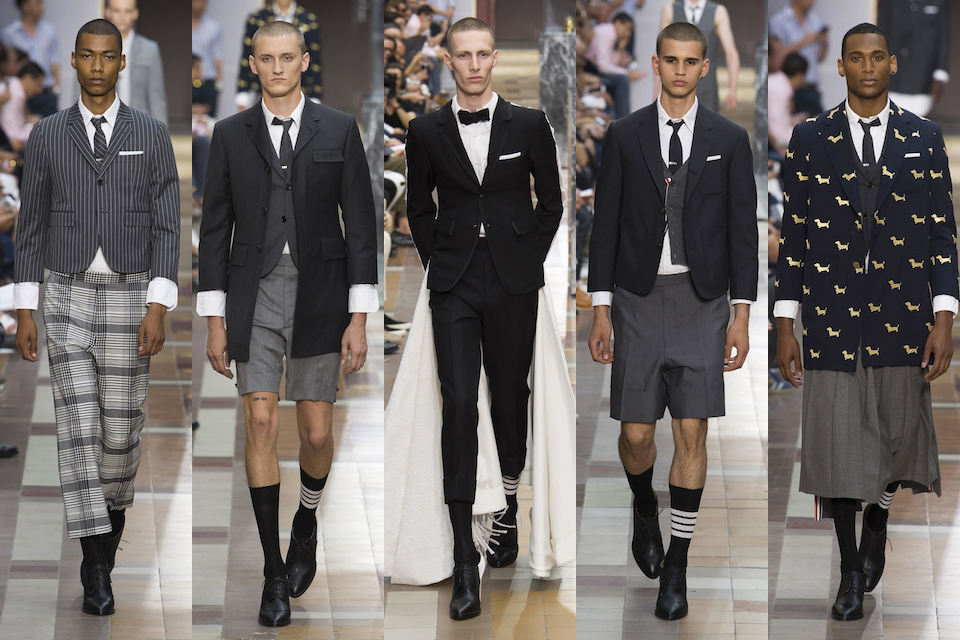 fashion week paris homme ss18 thom browne