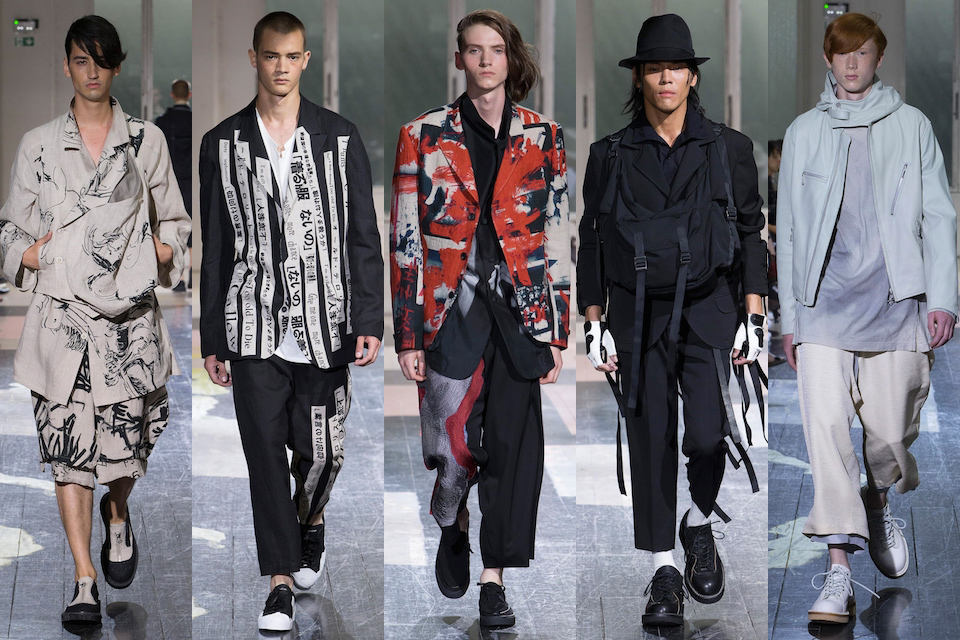 fashion week paris homme ss18 yohji yamamoto