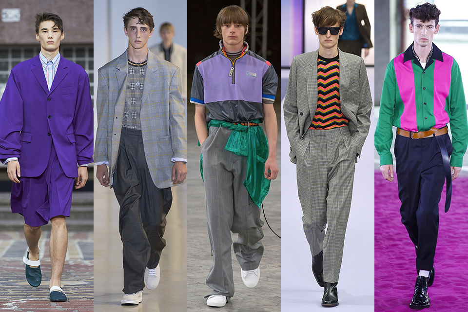 fashion week paris homme ss18 tendance annees 80