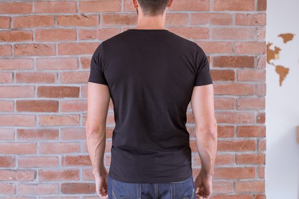 Le Basiq Tshirt Noir Porte Noir