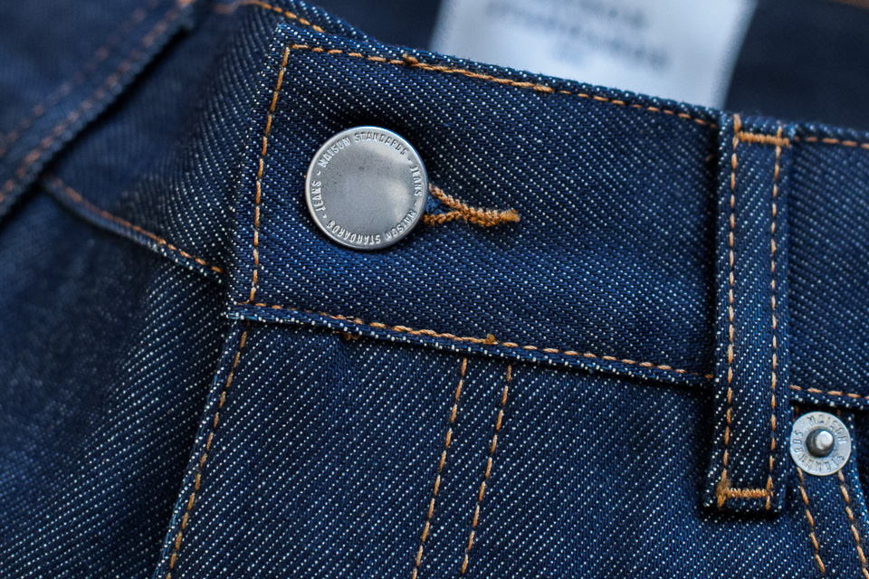 boutonniere jeans selvedge maison standards