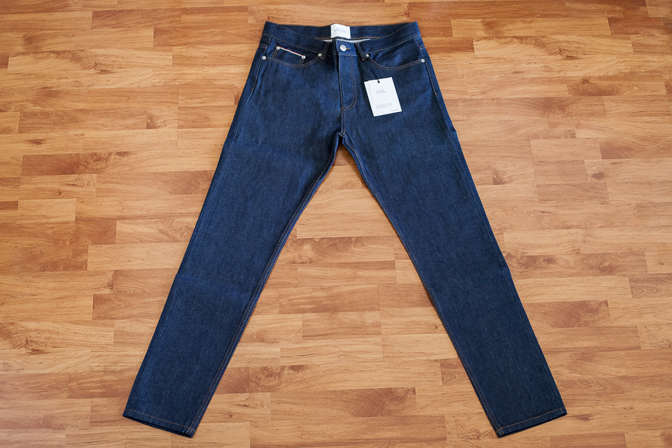 jeans maison standards selvedge test