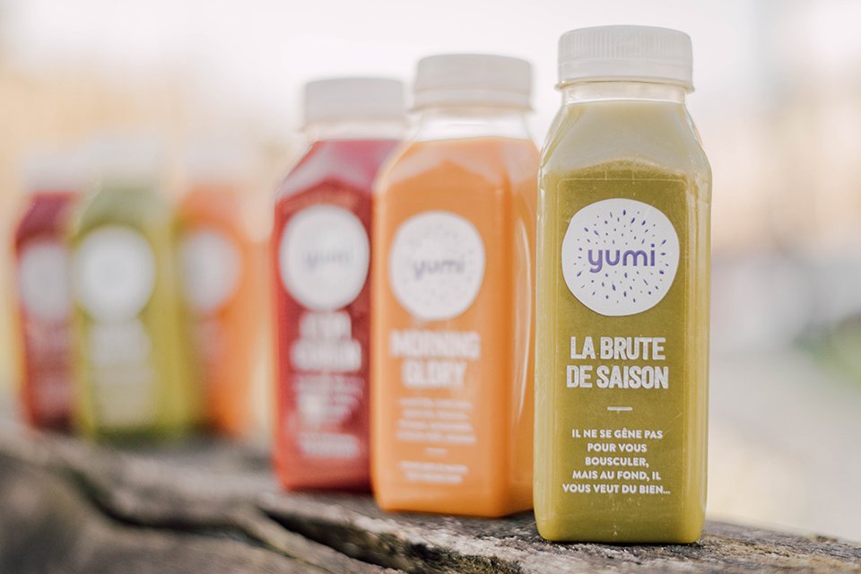 Yumi - La dream team Yumi c'est celle-ci !⁠ ⁠ Nos 4 shots phares, dirigés  par nos 2 jus best sellers, prêts à rebooster votre journée grâce à leurs  fruits, leurs légumes