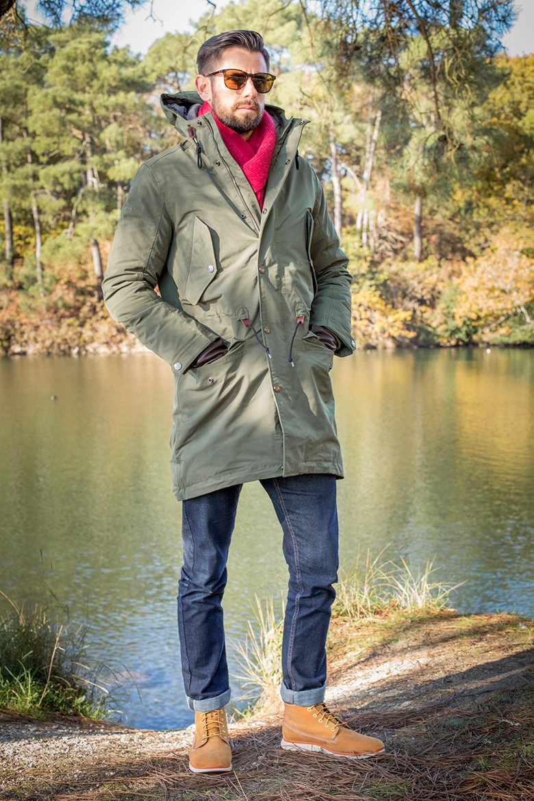 aigle homme manteau