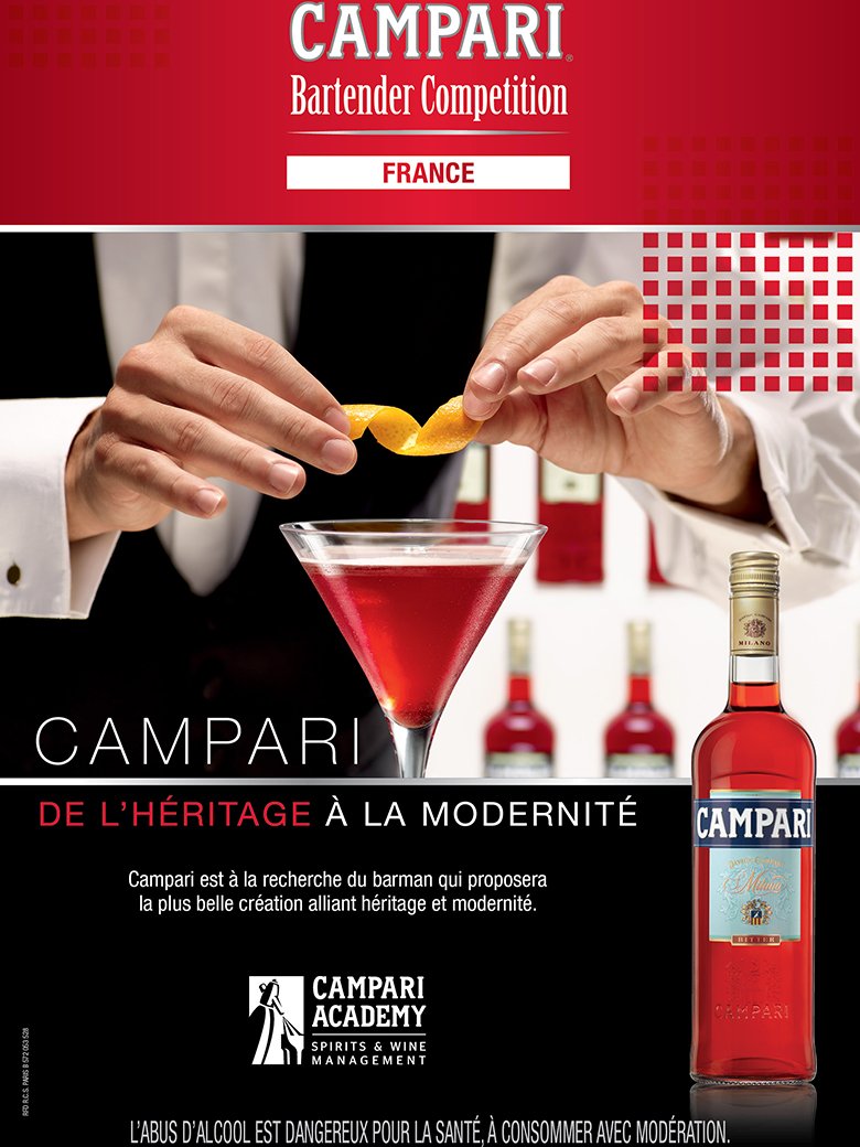 VISUEL Campari Barman Competition France