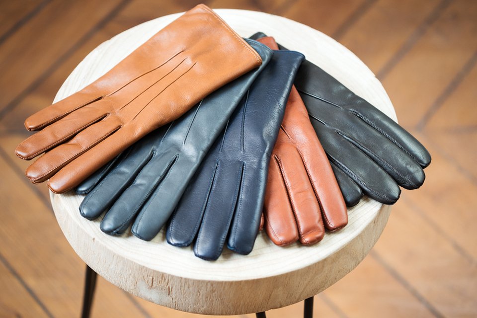 Gants cuir hommes avec doublure en polaire - Gant Univers