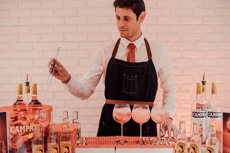 barman soiree campari bartender competition