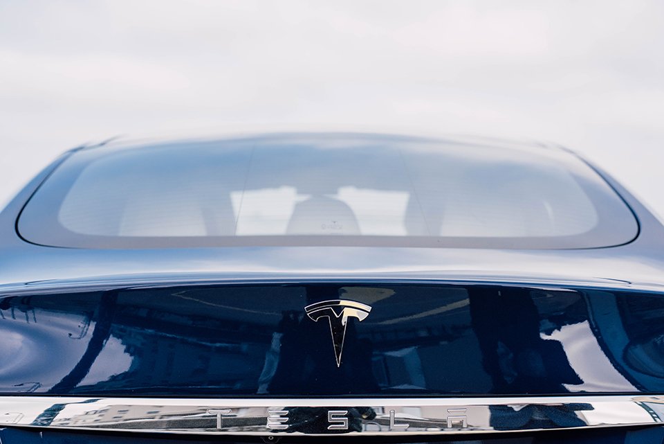 Tesla Model S coffre