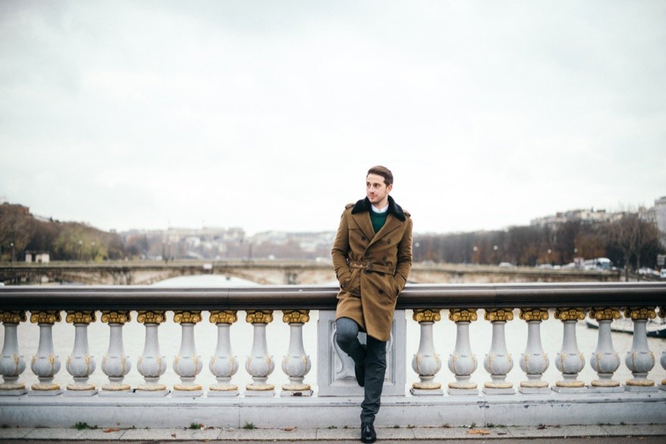 Pont Alexandre III Manteau marron The Kooples