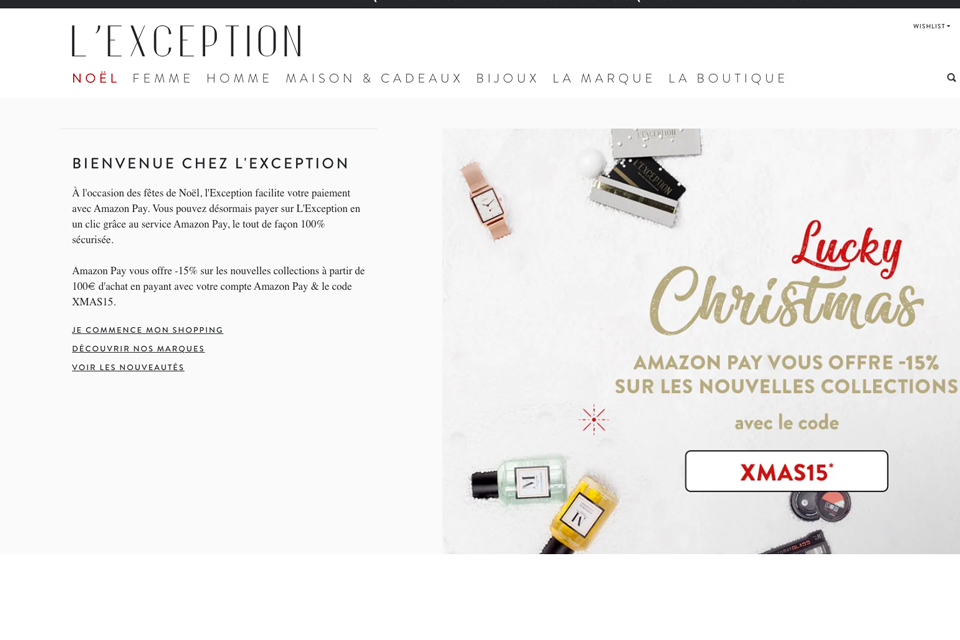 Site Exception noel