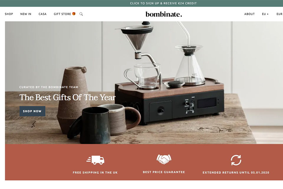 Site noel Bombinate