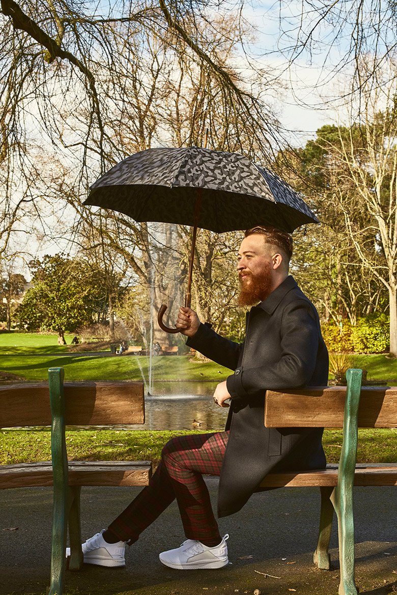 Look Jardin Parapluie Fontaine