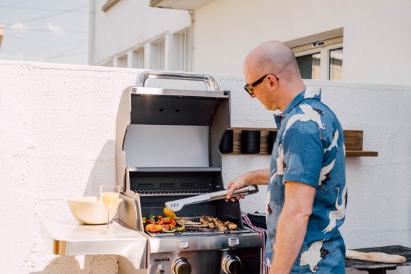 Terrasse barbecue dos