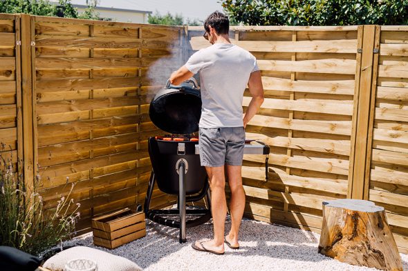 Terrasse Charbroil cuisson