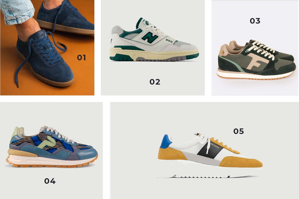 baskets couleurs soldes fw24