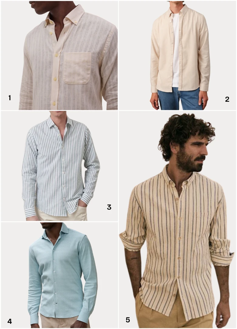 chemises motifs homme soldes ss26