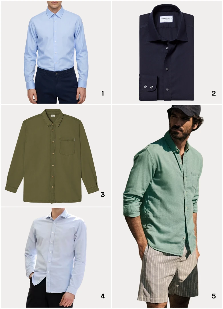 chemises unies homme soldes ss26
