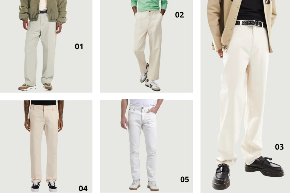 jeans blancs soldes 2025
