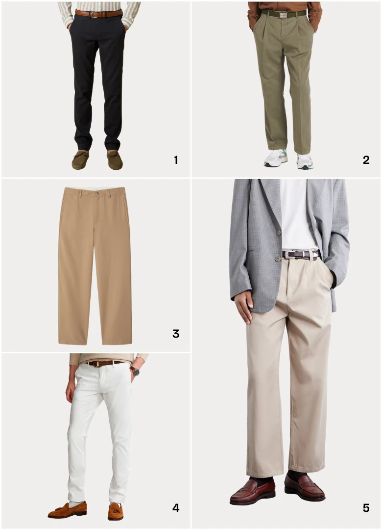 pantalons chic homme soldes 2026 ete