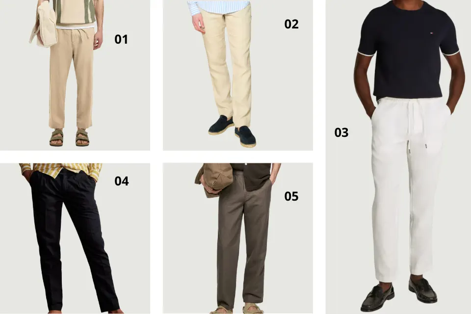 pantalons lins soldes 2025