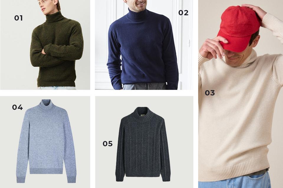 pulls col roule soldes fw24
